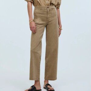 Madewell Tan Wide Leg Pants